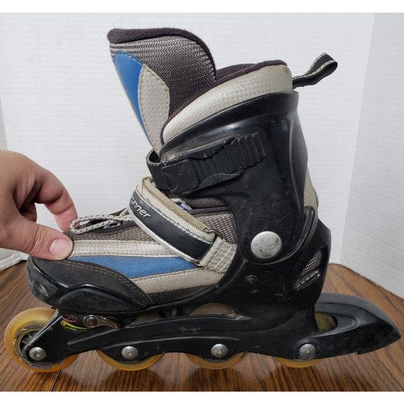 Rollerblade Bladerunner Twist Junior Adjustable Skate, Black, Size 4-7 - Picture 3 of 16